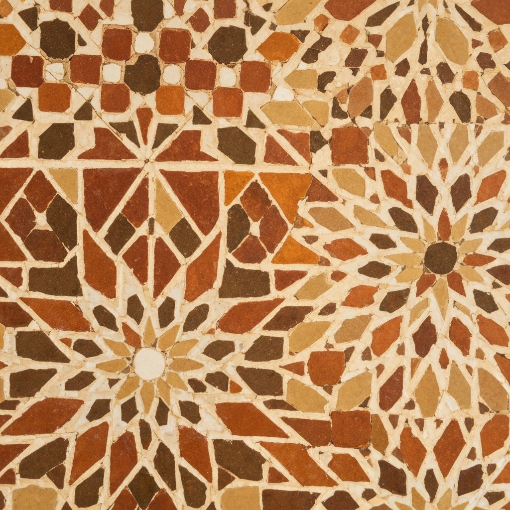 Mosaïque zellige marocaine